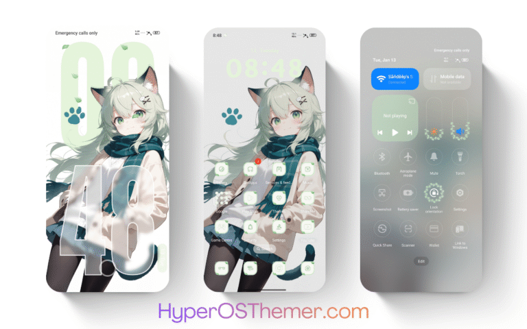 Green Animation HyperOS Theme