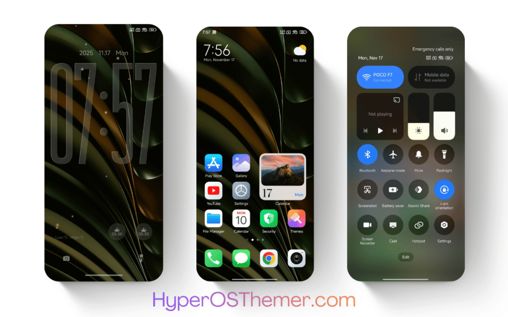 Midnight Gold HyperOS Theme