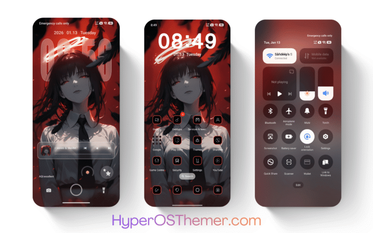 Demon Girl HyperOS Theme