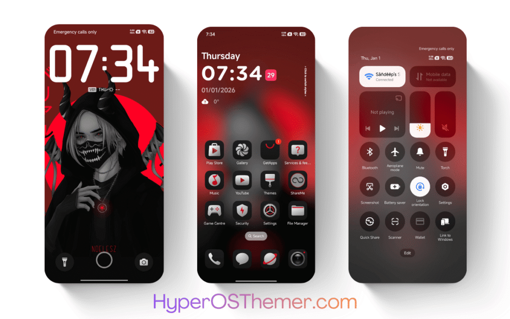 OX GR1 HyperOS Theme