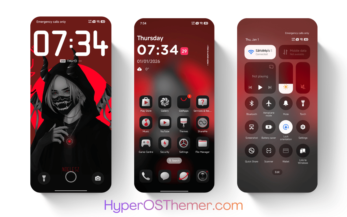OX GR1 HyperOS Theme