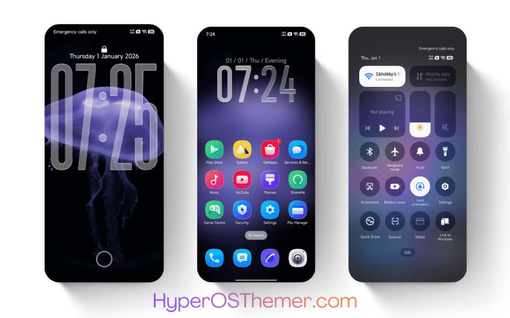 Kite V HyperOS Theme