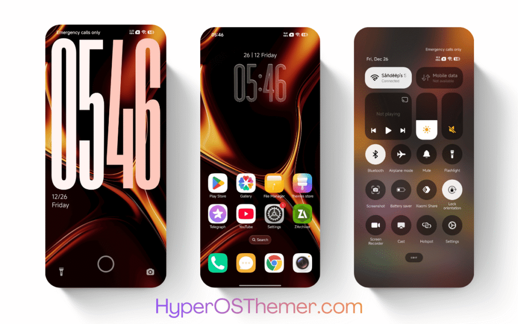 Abstract_fluid V15 HyperOS Theme