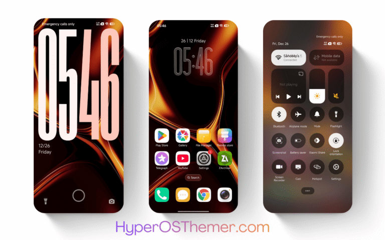 Abstract_fluid V15 HyperOS Theme