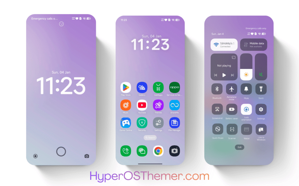 Talas Ungu V3 HyperOS Theme
