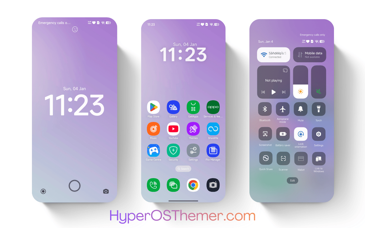 Talas Ungu V3 HyperOS Theme