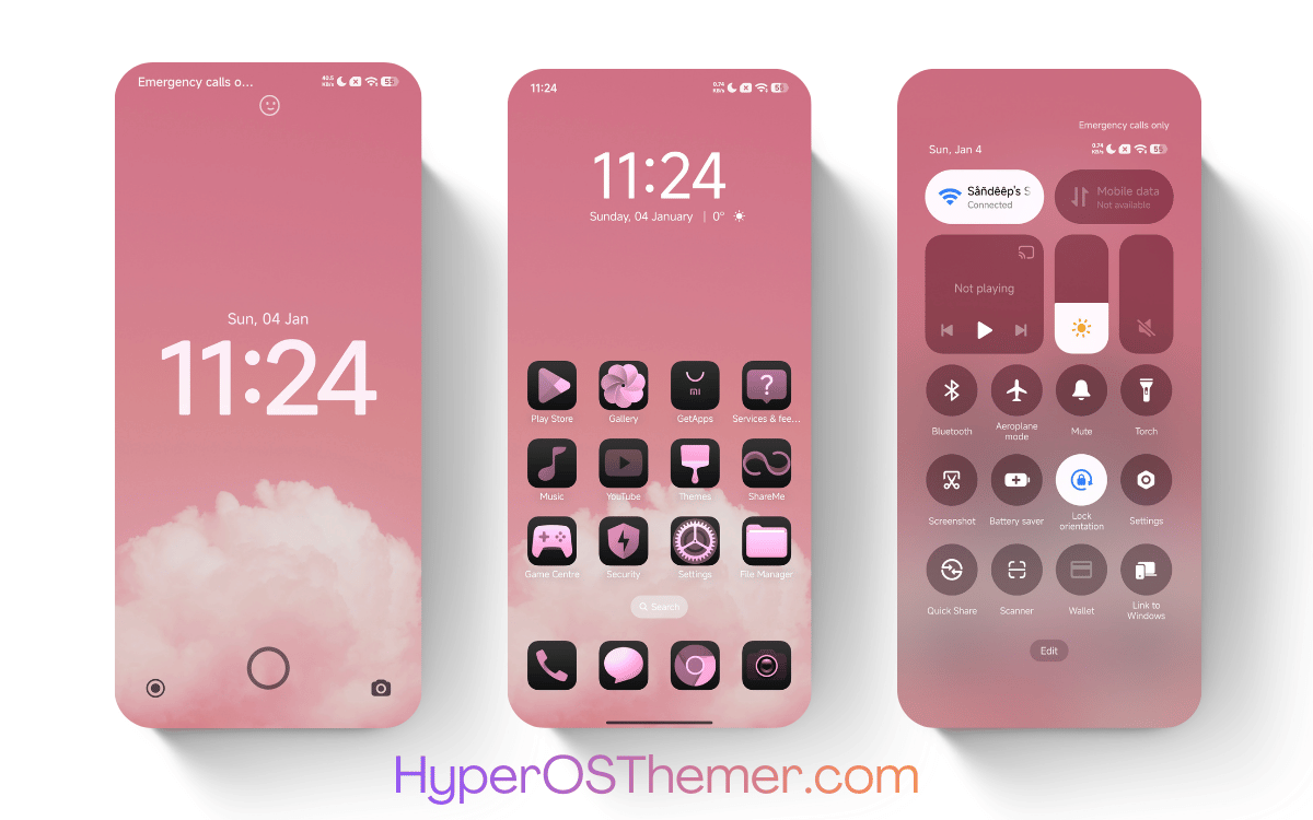 Super Pink R2 HyperOS Theme
