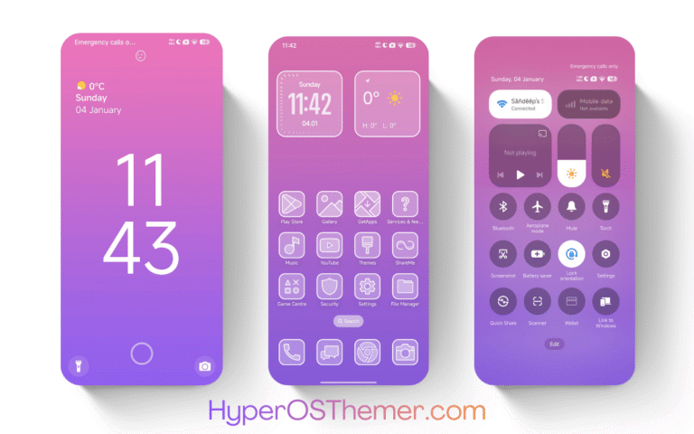 Whiteblur HyperOS Theme