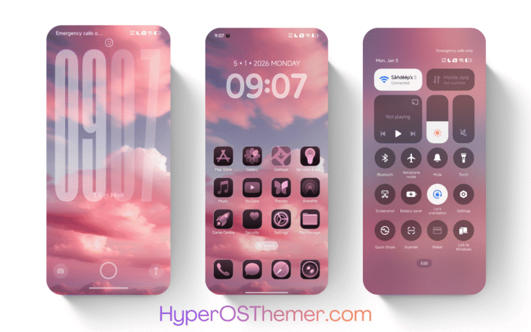 Sakurafall HyperOS Theme