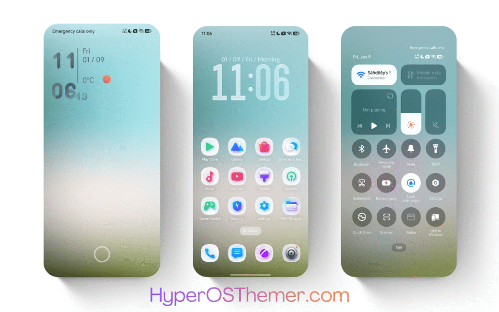 Light Kite V HyperOS Theme
