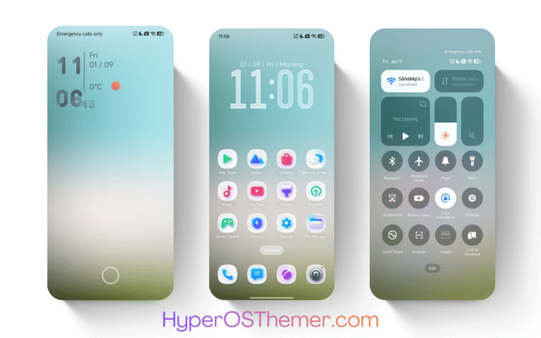 Light Kite V HyperOS Theme