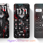 pacar merah hitam HyperOS Theme