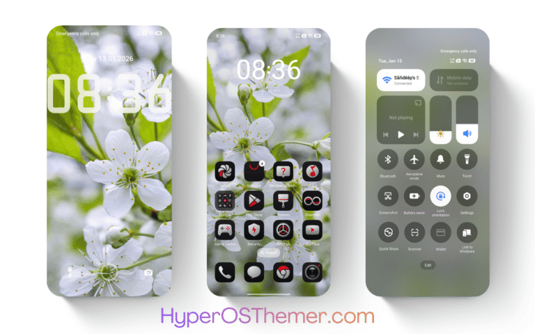 Pure white HyperOS Theme