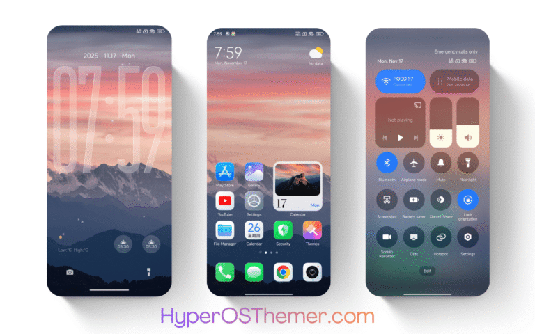 Frozen Wilds HyperOS Theme