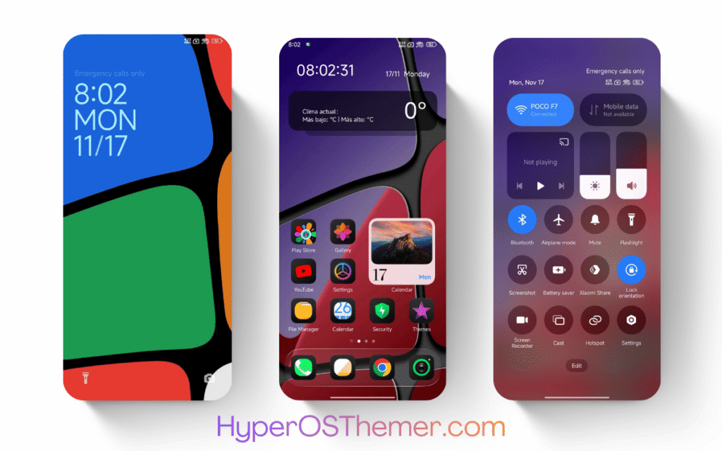 Dark Color HyperOS Theme