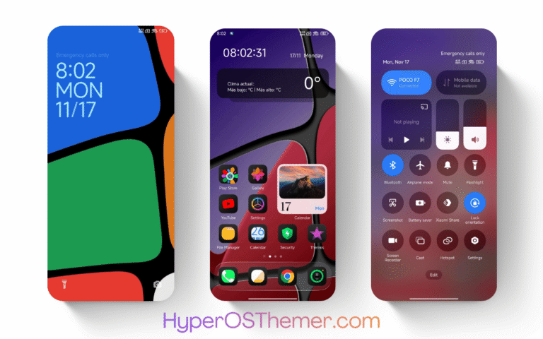 Dark Color HyperOS Theme