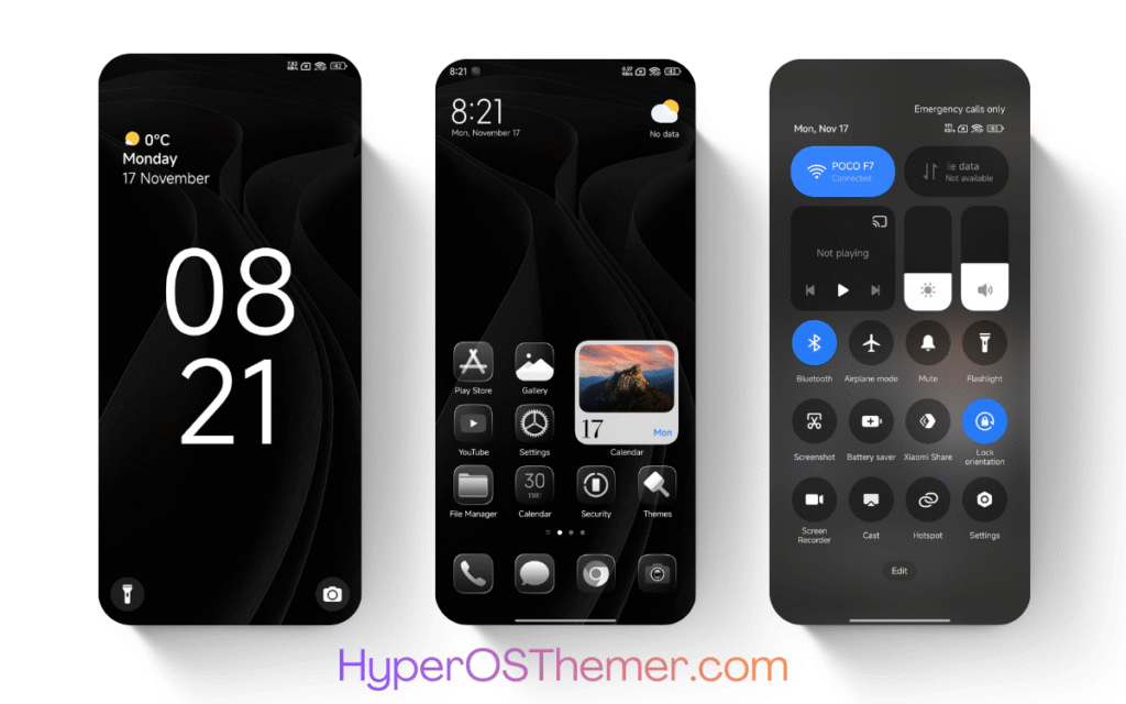 Shadow Orbit HyperOS Theme