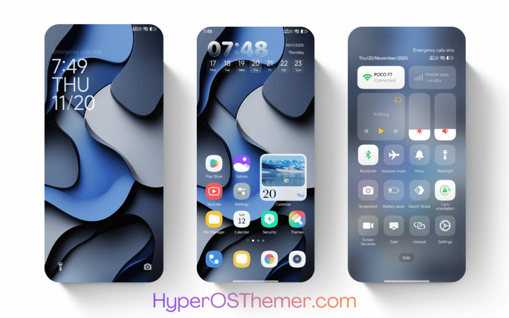 Aero Glass HyperOS Theme