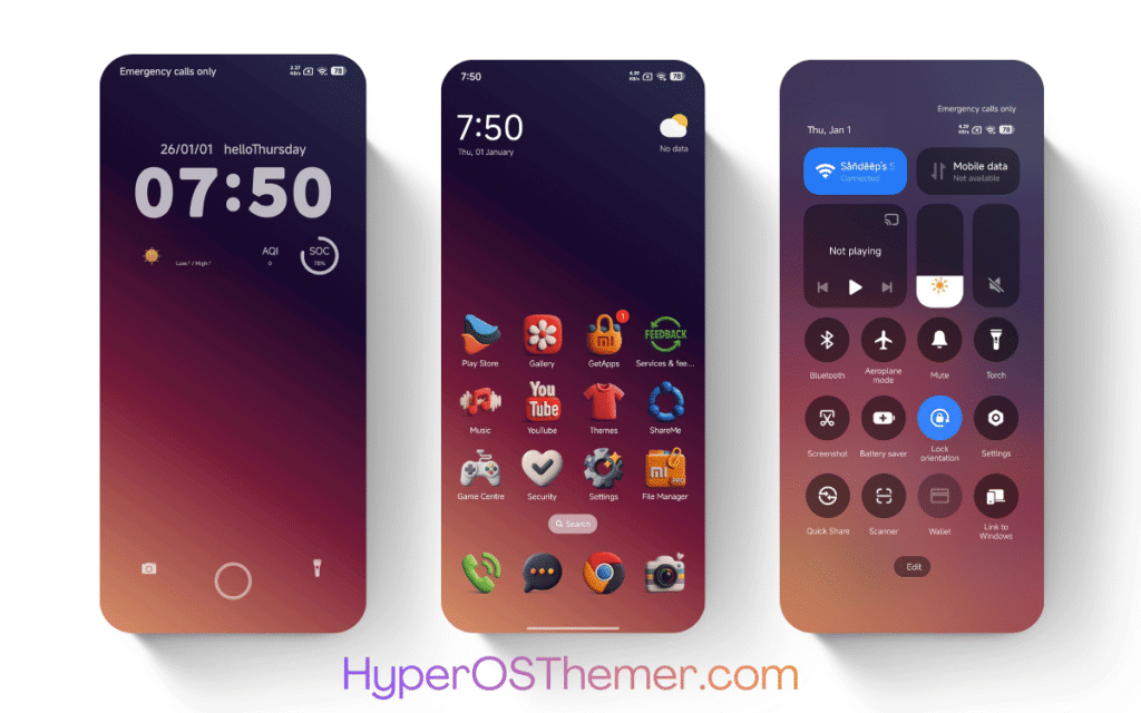 CuteV HyperOS Theme