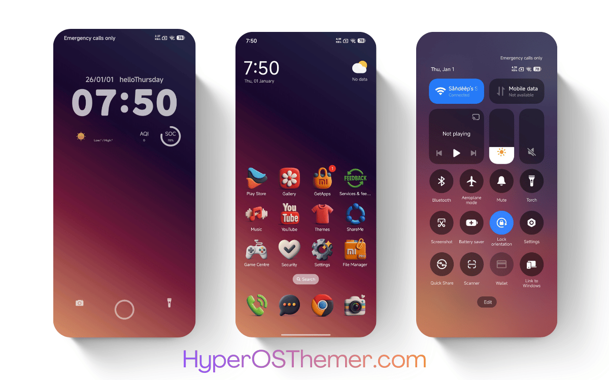 CuteV HyperOS Theme