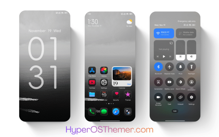 Silent Voyage HyperOS Theme