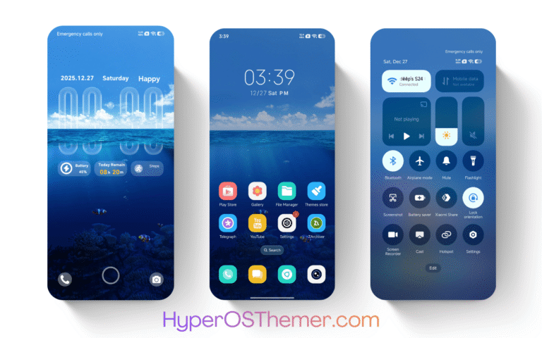 Liminal Sea HyperOS Theme