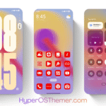 Flat Red HyperOS Theme