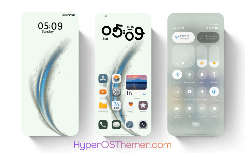 Rhodiumm HyperOS Theme