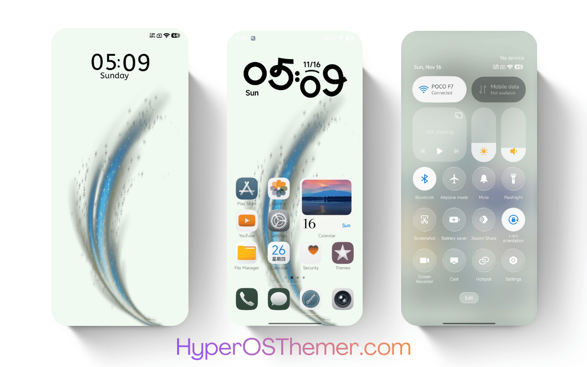 Rhodiumm HyperOS Theme