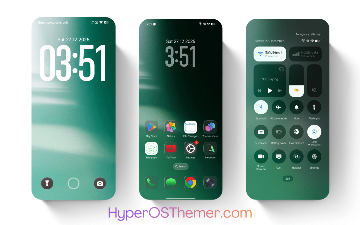 TrueGlassV HyperOS Theme