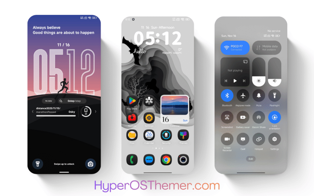 One 3D HyperOS Theme