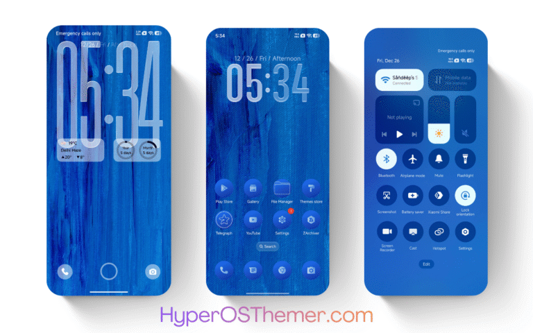 Blue Note HyperOS Theme