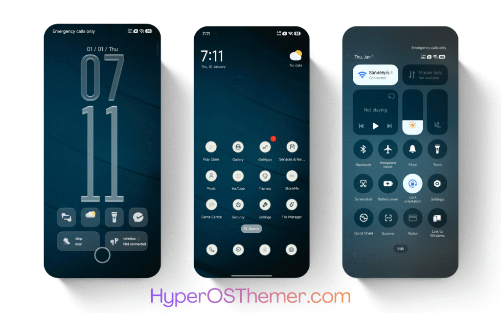 Quick Silver HyperOS Theme