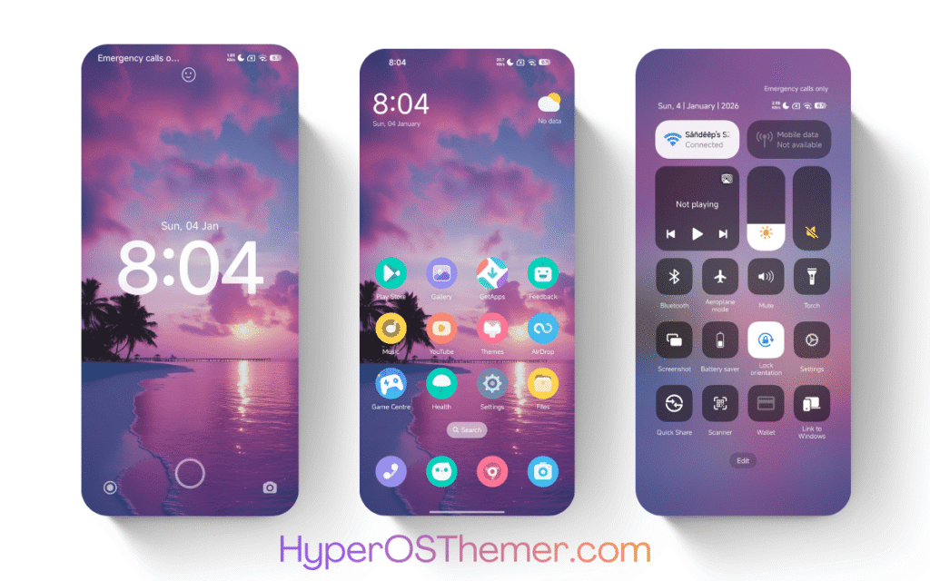 Oceans Apart HyperOS Theme