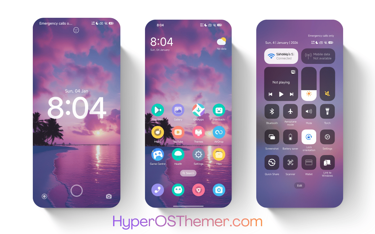 Oceans Apart HyperOS Theme