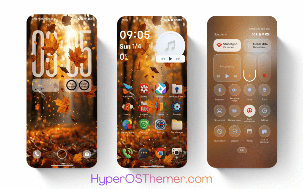 OX 3D1 HyperOS Theme