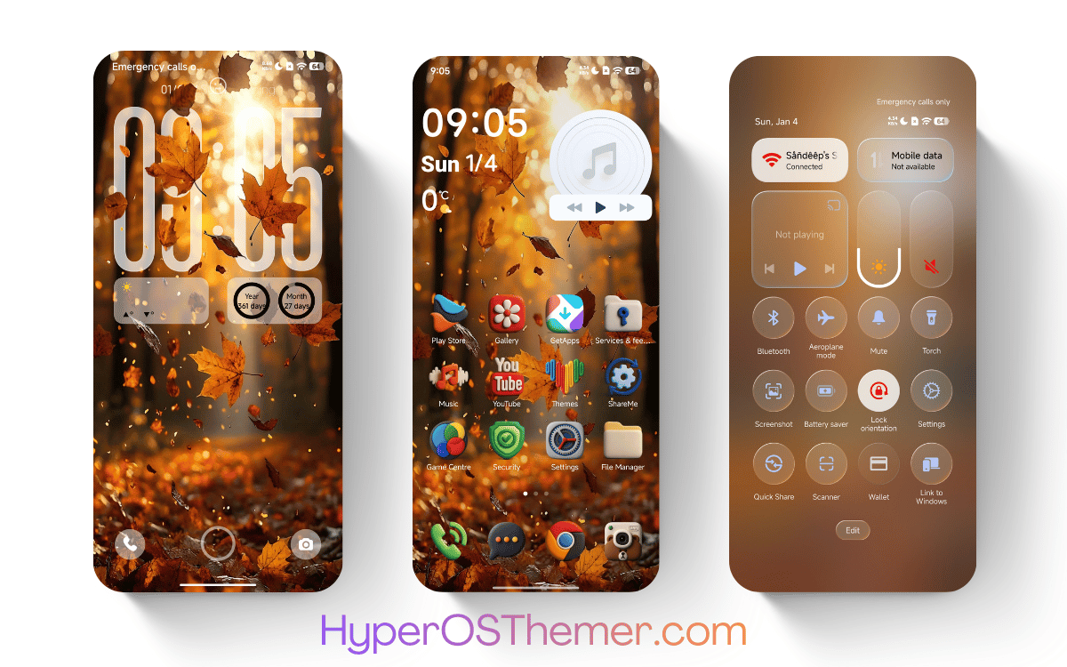 OX 3D1 HyperOS Theme
