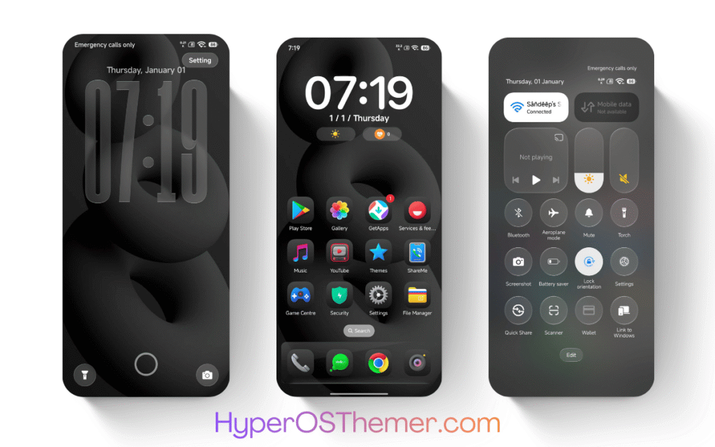 Black OX HyperOS Theme