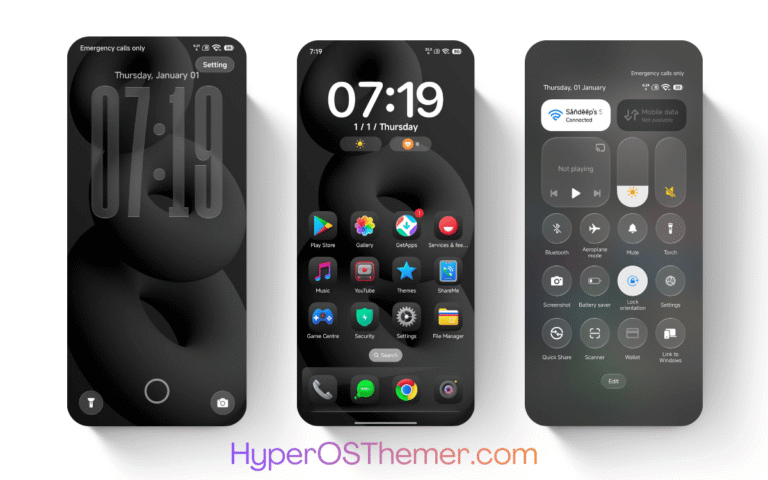 Black OX HyperOS Theme