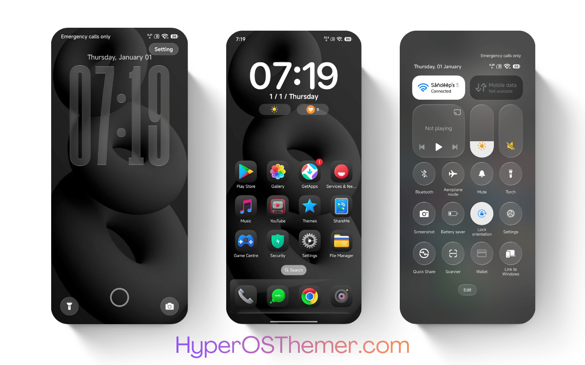 Black OX HyperOS Theme