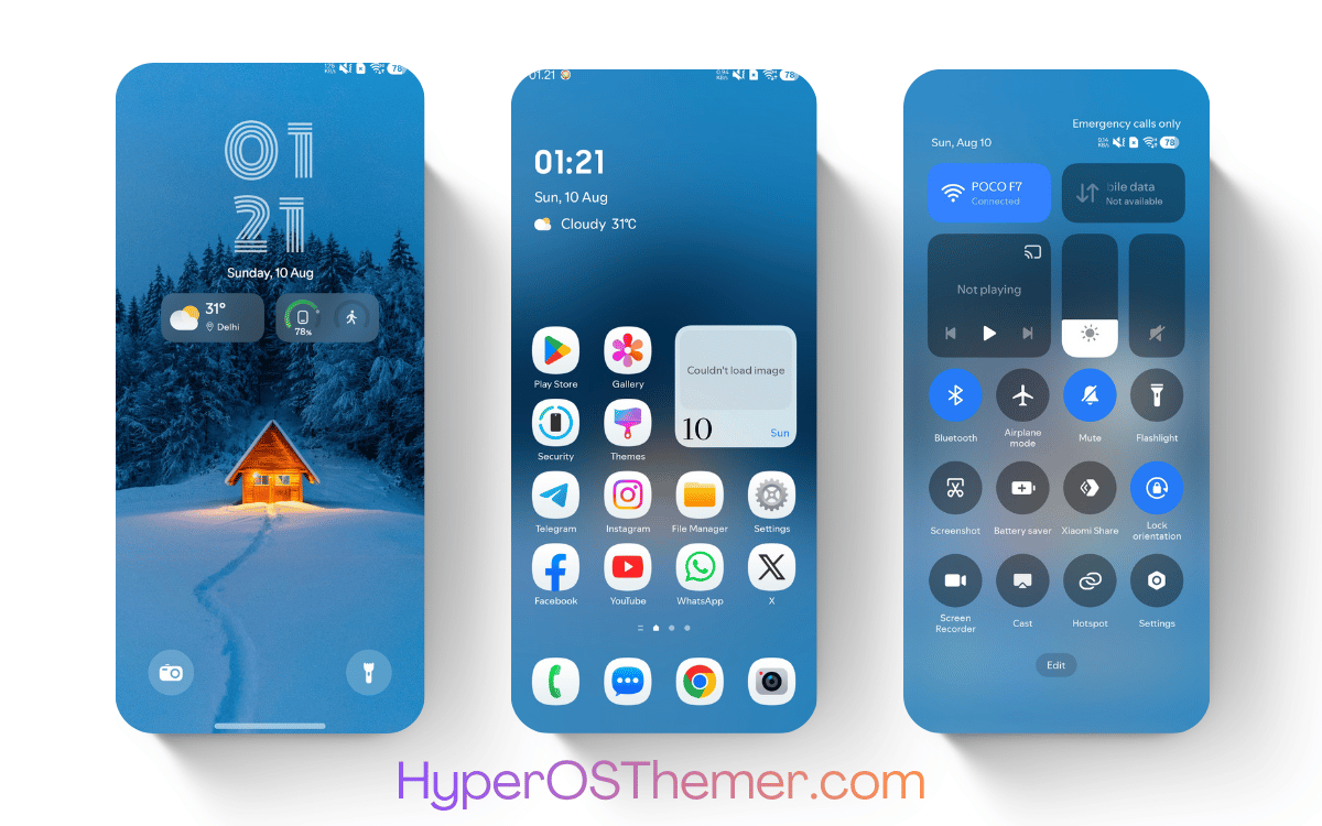 Whitedust HyperOS Theme