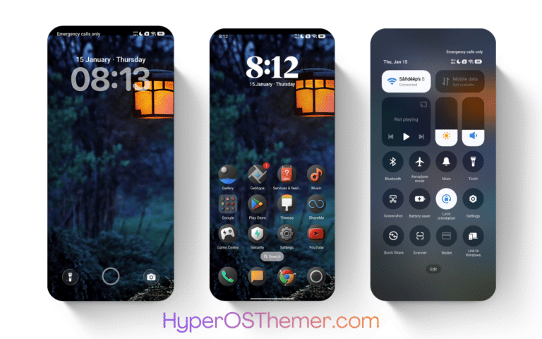 AJ Dark HyperOS Theme