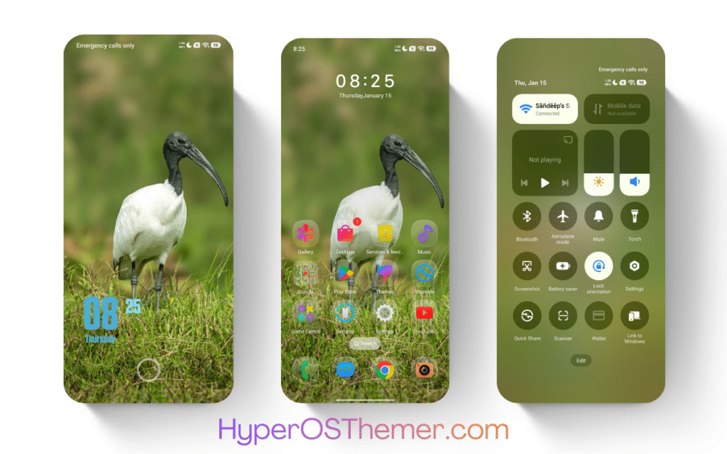 AJ Birds HyperOS Theme