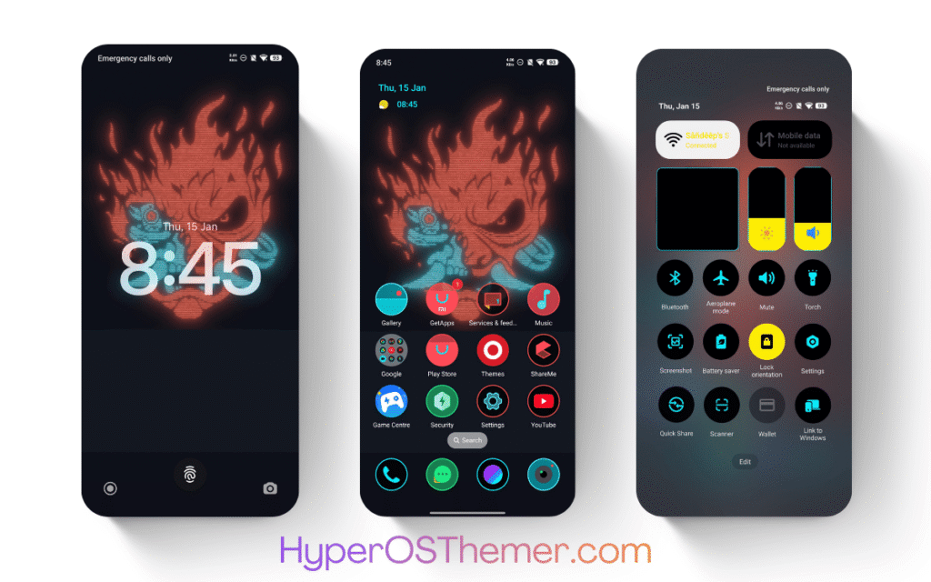 tempike ireng HyperOS Theme