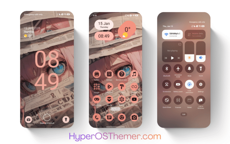 pacer merah HyperOS Theme