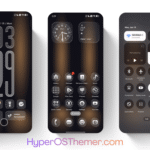 Round Glass 8V HyperOS Theme