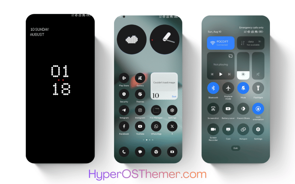 AchromaticUI HyperOS Theme