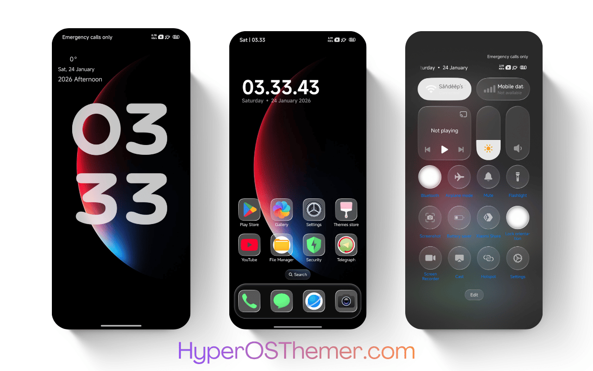 Poo-Glass HyperOS Theme
