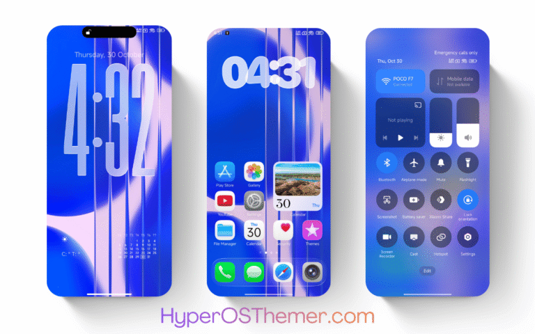 Lemon Bluery HyperOS Theme