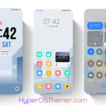 Azure Tiered Gleam HyperOS Theme